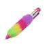 1 Pcs 0.7mm 6 Colors Ballpoint Pen School Office Supplies Plush Writing Pen Color ballpoint pen Writing tools Plush ballpoint pen