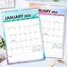 WZHXIN Home Decor Desk Calendar 18 Month Desk Calendar/Wall Calendar Combo January 2024 to Jun 2025 Clearance White Birthday Gifts for Women