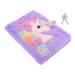 Unicorn Ledger Girl Accessory Fluffy Diary Book Note Pads Notebook Plush Student Purple