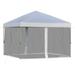 Pop Up Canopy Tent - 10 x 10 - Instant Shade & Shelter