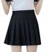 Skirts for Women Women s High Waist Pleated Mini Skirt Slim Waist Casual Tennis Skirt Mini Skirt Long Skirts for Women Maxi Skirts for Women(Color:Black Size:XS)