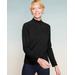 Blair Women's Soft Spun® Acrylic Mock Neck Long Sleeve Sweater - Black - 1X - Womens