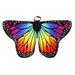 12 PCS Butterfly Shawl Kids Capes Fairy Girls Accessories Dresses Beach Towel Child Polyester