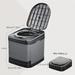 1pc Foldable Extra Large Toilet for Elderly Adults Camping Hiking Car RV Women - Portable and Convenient