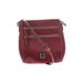 Dooney & Bourke Leather Crossbody Bag: Burgundy Bags