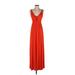 Summer and Sage Casual Dress - Maxi: Red Dresses - Women's Size X-Small