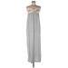 Rewind Casual Dress - Maxi: Gray Dresses - Women's Size Large