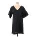 Universal Thread Casual Dress - Shift: Black Dresses - Women's Size Small