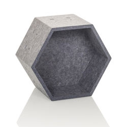 Akustik Trennelement / Schallabsorber FLEXMIUT STORE S 27x31,5x12,5 modular PET grau hjh OFFICE Image