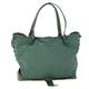 Chloe Tote Bag Leather Green Auth bs8301