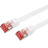 Cable RJ45 plat cat.6 blinde u-ftp 15m