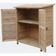 Helloshop26 - Cabane abri de jardin doubles portes 87 x 46 x 91 cm bois d'épicéa - Bois