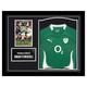 Signed Brian O'Driscoll Framed Display Shirt - Ireland Rugby Autograph