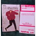 Vintage Simplicity #6974 Sewing Pattern/ Uncut/ Misses' Easy To Sew Oversized Shirt & Pull-On Stirrup Pants