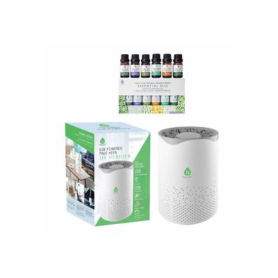 Plus Size Women's Air Purifier With 6-Pack Premium Essential Oils Collection by Pursonic in O