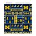 University of Michgian Fleece Fabric with Sweater Pattern-Sold by the Yard