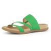 Pantolette GABOR, Damen, Gr. 40, grün, Textil, unifarben, sportlich, Schuhe, Keilabsatz, Sommerschuh, Schlappen in sommerlicher Farbpalette