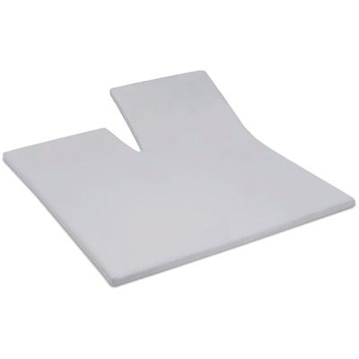 Spannbettlaken CINDERELLA "Basic Split", grau (light grau), B:200cm L:220cm, Renforcu00e9, Obermaterial: 100% Baumwolle, Laken, mit Gummizug Image