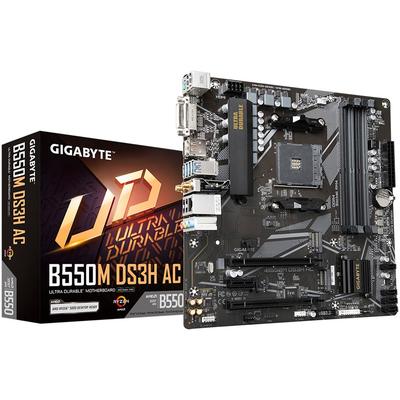 GIGABYTE Mainboard "B550M DS3H AC" Mainboards schwarz