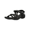 Sandale CRUZ "Aarhus", Damen, Gr. 40, schwarz (schwarz, schwarz), Polyurethane, casual, Schuhe, mit praktischem Klettverschluss