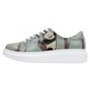 Plateausneaker DOGO "Myra Bear With A Balloon Damen Sneaker / Female", Damen, Gr. 36, Normalschaft, blau (blau, braun), Lederimitat, Schuhe, Vegan