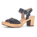 Sandalette GABOR Gr. 35, schwarz Damen Schuhe Sandaletten Sommerschuh, Sandale, Blockabsatz,mit Best Fitting Ausstattung