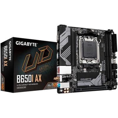 GIGABYTE Mainboard "B650I AX", schwarz, B:17cm H:3,5cm T:17cm, Mainboards