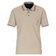 Poloshirt CASAMODA "CASAMODA Polo-Shirt uni" Gr. 5XL, beige Herren Shirts Poloshirts