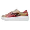 Plateausneaker DOGO "Myra Arizona Dream Damen Sneaker / Female", Damen, Gr. 39, Normalschaft, rot (beige, rot), Lederimitat, Schuhe, Vegan