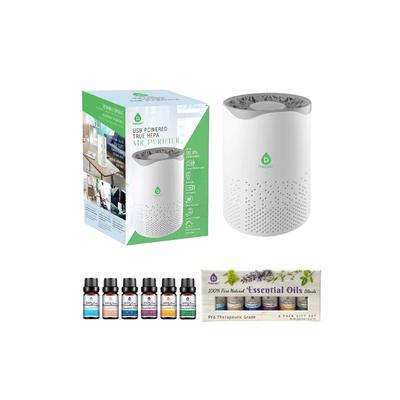 Plus Size Women's Air Purifier With 6-Pack Premium Essential Oils Collection by Pursonic in O