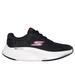 Skechers Women's GO WALK MAX Walker - Vea Sneaker | Size 8.0 Wide | Black/White | Textile/Synthetic | Machine Washable