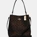 Coach Bags | Coach Town Bucket Crossbody Shoulder Bag In Signature Canvas | Color: Black/Brown | Size: Os