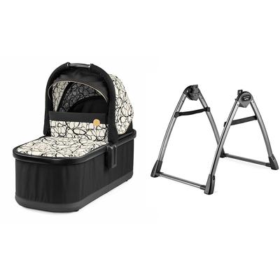 Peg Perego Bassinet With Home Stand - Graphic Gold