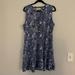 Michael Kors Dresses | Michael Kors Blue & White Paisley Sleeveless Dress Size Xl | Color: Blue/White | Size: Xl