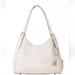 Coach Bags | Coach Soft Pebble Leather Lori Shoulder Bag Chalk Nwt $495 Retail Large 13" Purs | Color: White | Size: Os