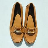 Coach Shoes | Coach Fredrica Leather Driving Loafer In Cognac Ginger | Color: Brown/Tan | Size: 7.5