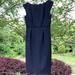 J. Crew Dresses | J Crew Vintage Navy Sleeveless Sheath Dress Lbd | Color: Black/Red | Size: 8p