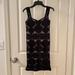 Free People Dresses | Intimately Free People Black & Nude Lace Crochet Bodycon Spandex Dress Size M/L | Color: Black | Size: M/L