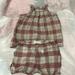 Burberry Matching Sets | Burberry Baby Girl Short Set | Color: Tan | Size: 24mb