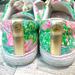 Lilly Pulitzer Shoes | Lilly Pulitzer Abigail Canvas Shoes 8.5 | Color: Green/Pink | Size: 8.5