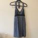 Athleta Dresses | Athleta Size 4 Mixed Pattern Halter Athletic Dress | Color: Blue/Gray | Size: 4