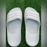 Adidas Shoes | Adidas Unisex Flip Flop Slippers Size M-9, W-10 | Color: Blue | Size: 9