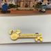 Disney Accents | Disney Magic Kingdom Castle Disney's Keys To The Kingdom Gold Tone Key Lapel Pin | Color: Blue/Gold | Size: Os