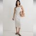 Madewell Dresses | Madewell Nwt The Goldie Midi Dress In 100% Linen Size 6 In Eyelet White | Color: White | Size: 6