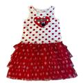 Disney Dresses | Disney Minnie Mouse Polka Dot Dress Size 6 | Color: Red/White | Size: 6g