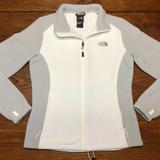The North Face Jackets & Coats | North Face Women's Fleece Jacket - Full Zip, White & Gray | Color: Gray/White | Size: M
