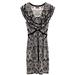 Anthropologie Dresses | Anthropologie Leifsdottir Damask Sweater Dress | Color: Black/Cream | Size: Xs