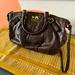 Coach Bags | Coach Madison Dark Brown Leather Satchel/Shoulder Bag | Color: Brown/Gold | Size: Os