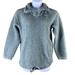 Nike Tops | Nike Therma Fit Sweatshirt Small Fuzzy Pullover 1/4 Zip Cinch Bottom Blue/Gray | Color: Gray | Size: S