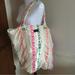 Free People Bags | Free People Loren Olivia Waikiki Towel Beach Tote Bag | Color: Cream/Pink | Size: Os